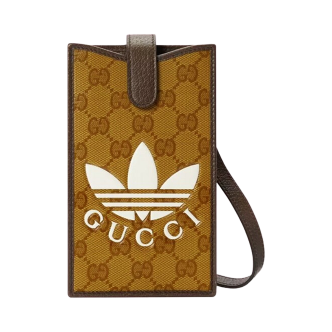 702203-UVSAT-7267 Gucci x Adidas Phone Case Beige Brown
