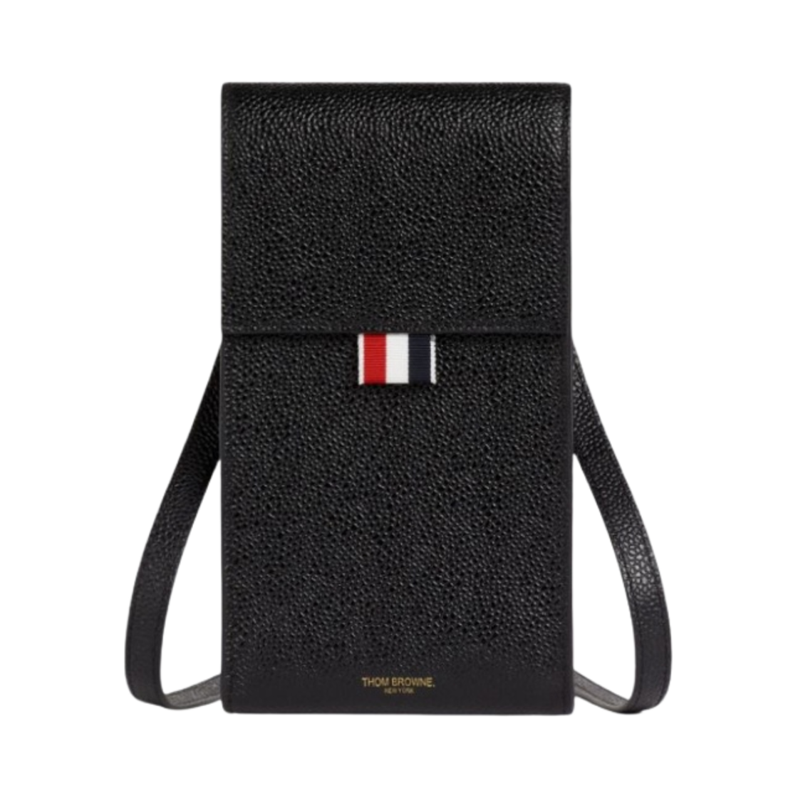 MAC113A-00198-001 Thom Browne Strap Phone Holder Black