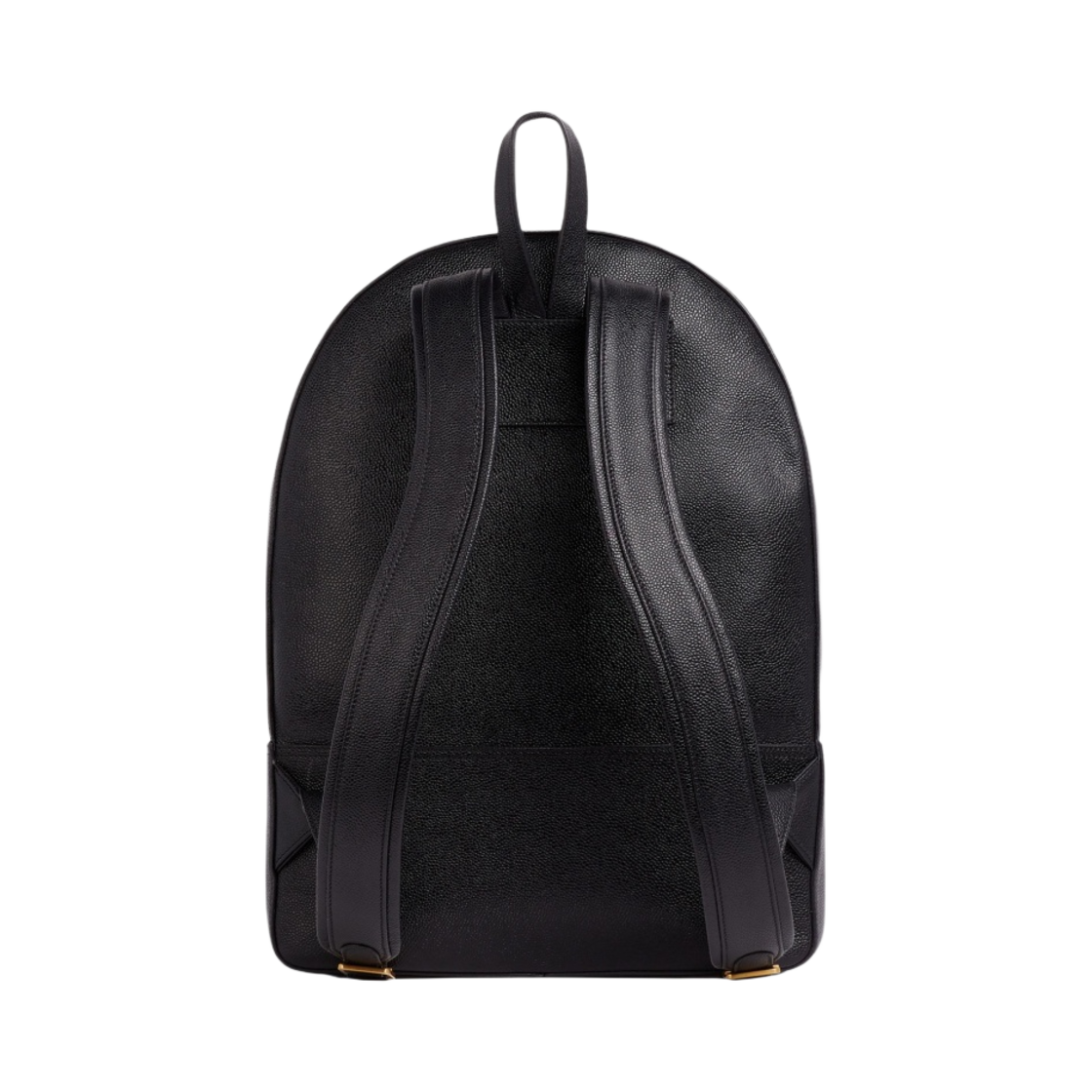 톰브라운 페블 카프스킨 스트럭처드 백팩 블랙(Thom Browne Pebbled Calfskin Structured Backpack Black) - 3