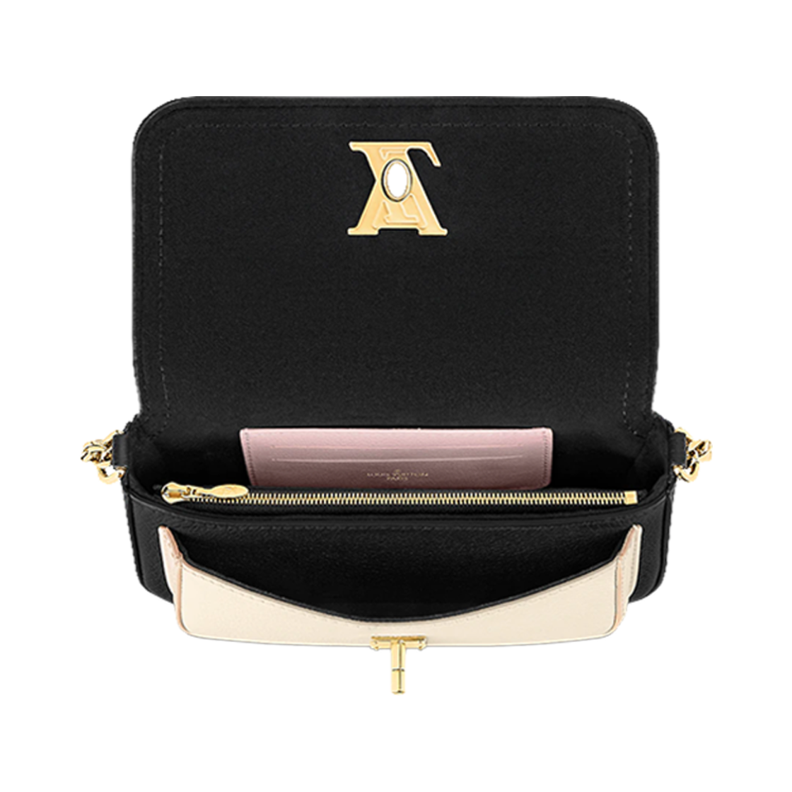M81560 Louis Vuitton Lockme Tender Pochette Black - #4