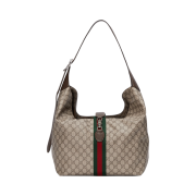 Gucci Jackie 1961 Medium Shoulder Bag Beige Ebony Supreme