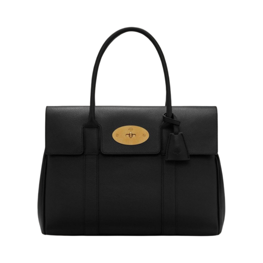 Mulberry Small Classic Grain Bayswater Black Brass