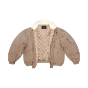 Balenciaga Cotton Ripstop Unity Bomber Beige