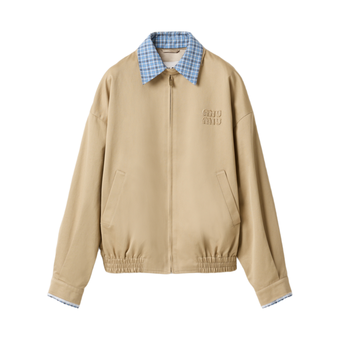 (W) 미우 미우 치노 블루종 자켓 코드