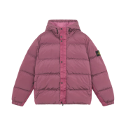 Stone Island 41419 Nylon Metal in Econyl Hooded Down Jacket with Anti Drop Onion Rose - 24FW
