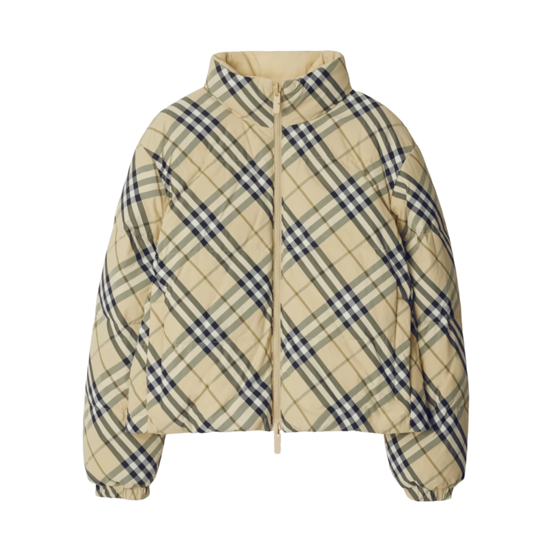 (W) 버버리 리버시블 체크 퍼퍼 자켓 그레인((W) Burberry Reversible Check Puffer Jacket Grain)