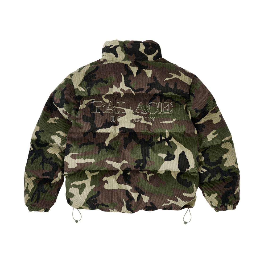 - Palace Corduroy Puffa Jacket Camo - 25SS