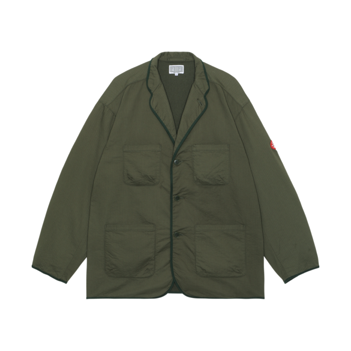 카브엠트 스티치드 라펠 자켓 올리브 - 23SS(Cav Empt Stitched Lapel Jacket Olive - 23SS) - 1