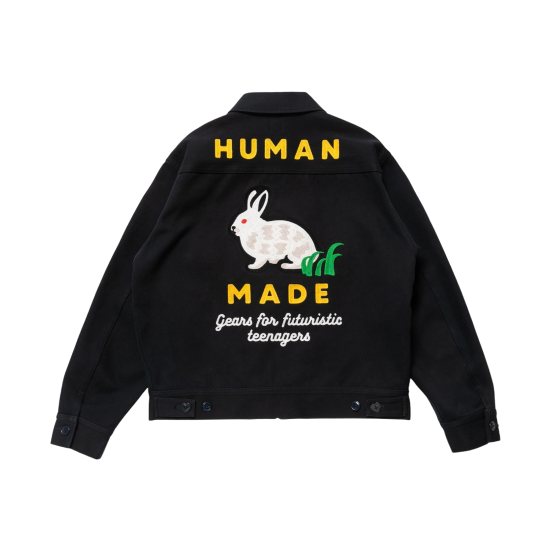 휴먼 메이드 집업 워크 자켓 네이비