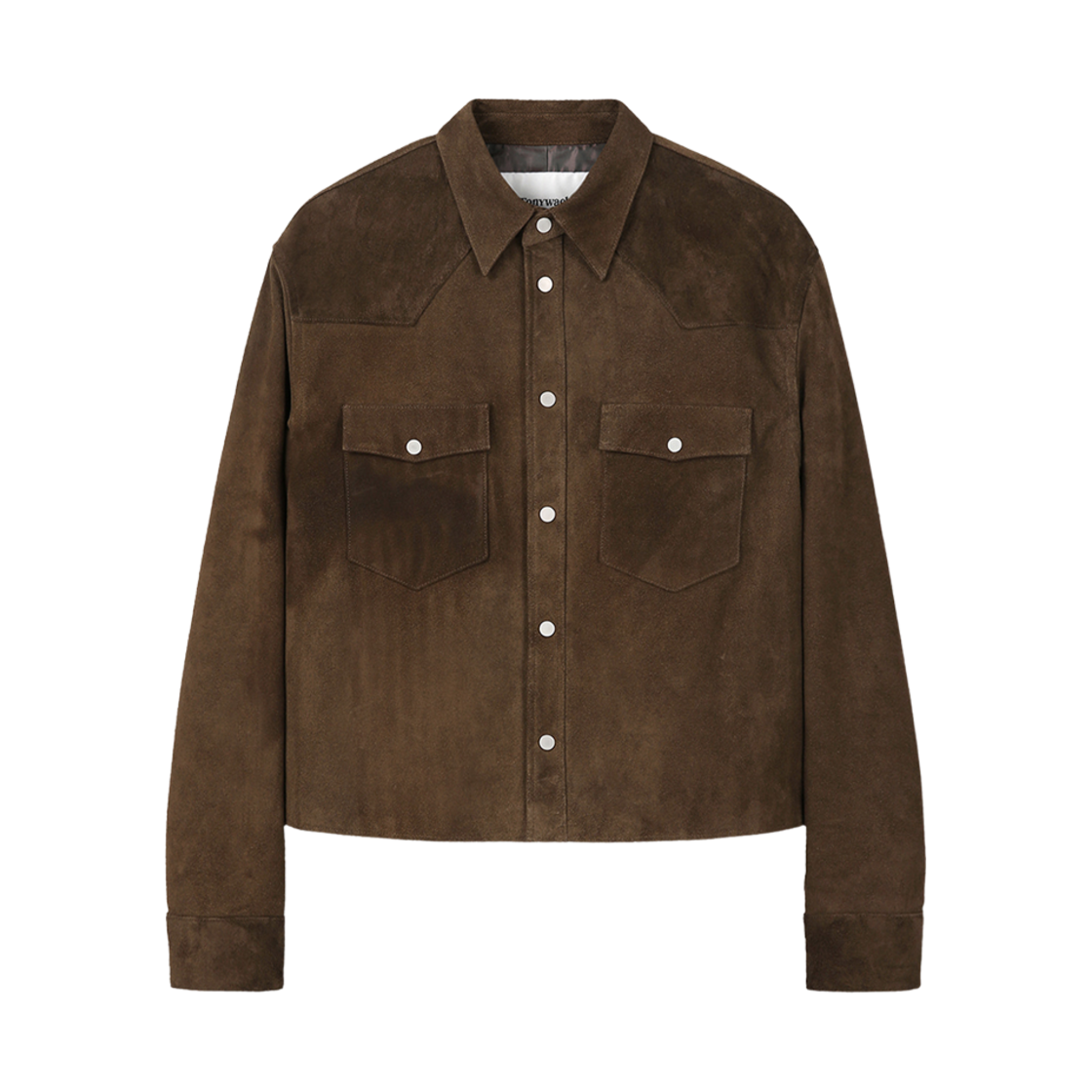 토니웩 스웨이드 크롭 웨스턴 자켓 올리브 브라운(Tonywack Suede Cropped Western Jacket Olive Brown)