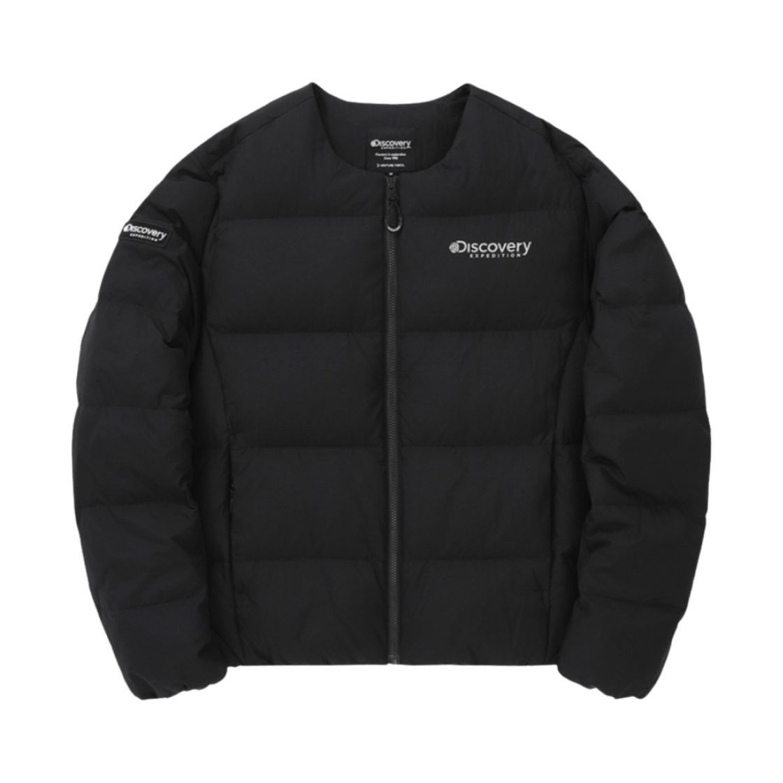 (W) 디스커버리 익스페디션 픽토르 U 구스 다운 라이트웨이트 패딩 블랙((W) Discovery Expedition Pictor U Goose Down Lightweight Padding Black)