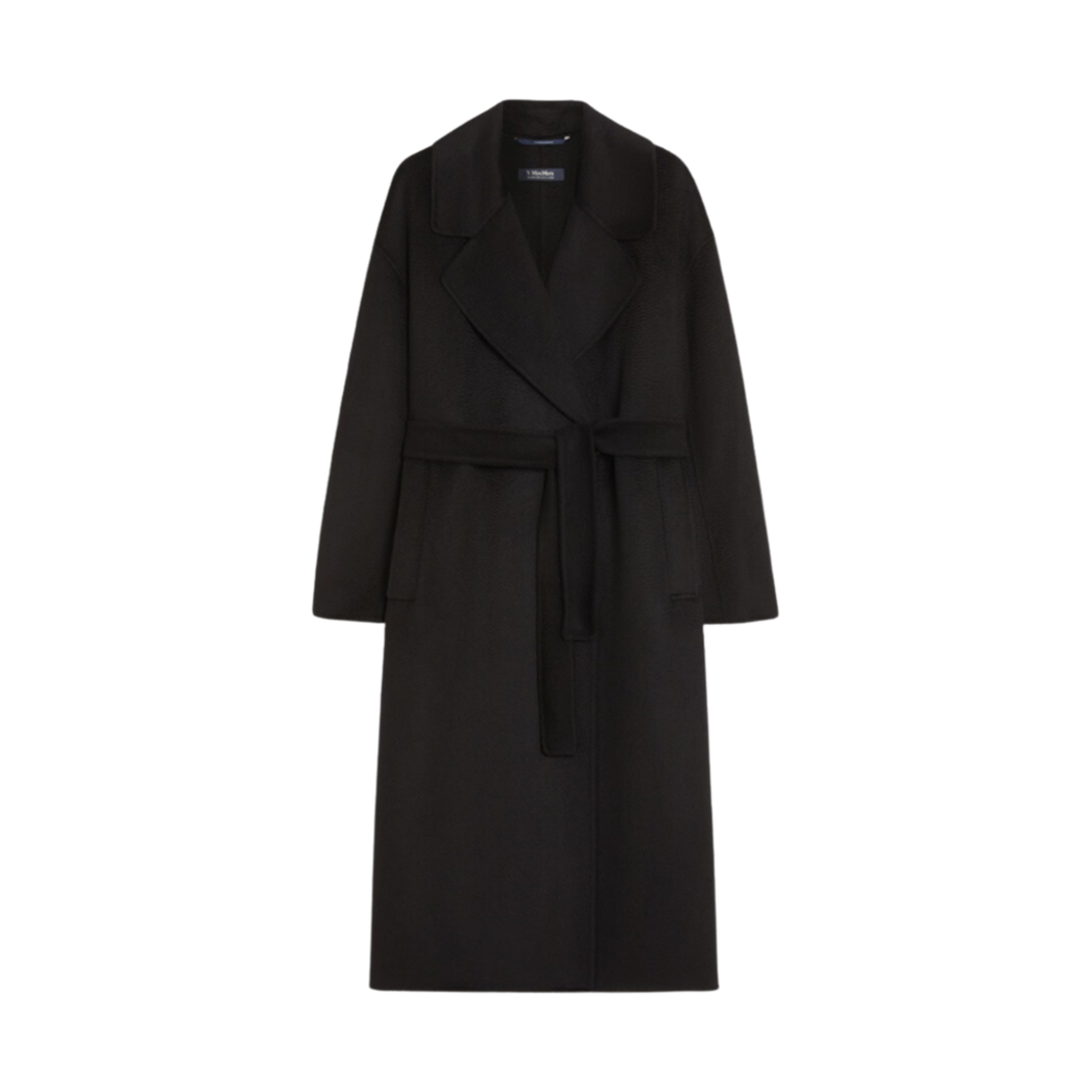 MANUELE-006 (W) S Max Mara Manuele Virgin Wool Coat Black