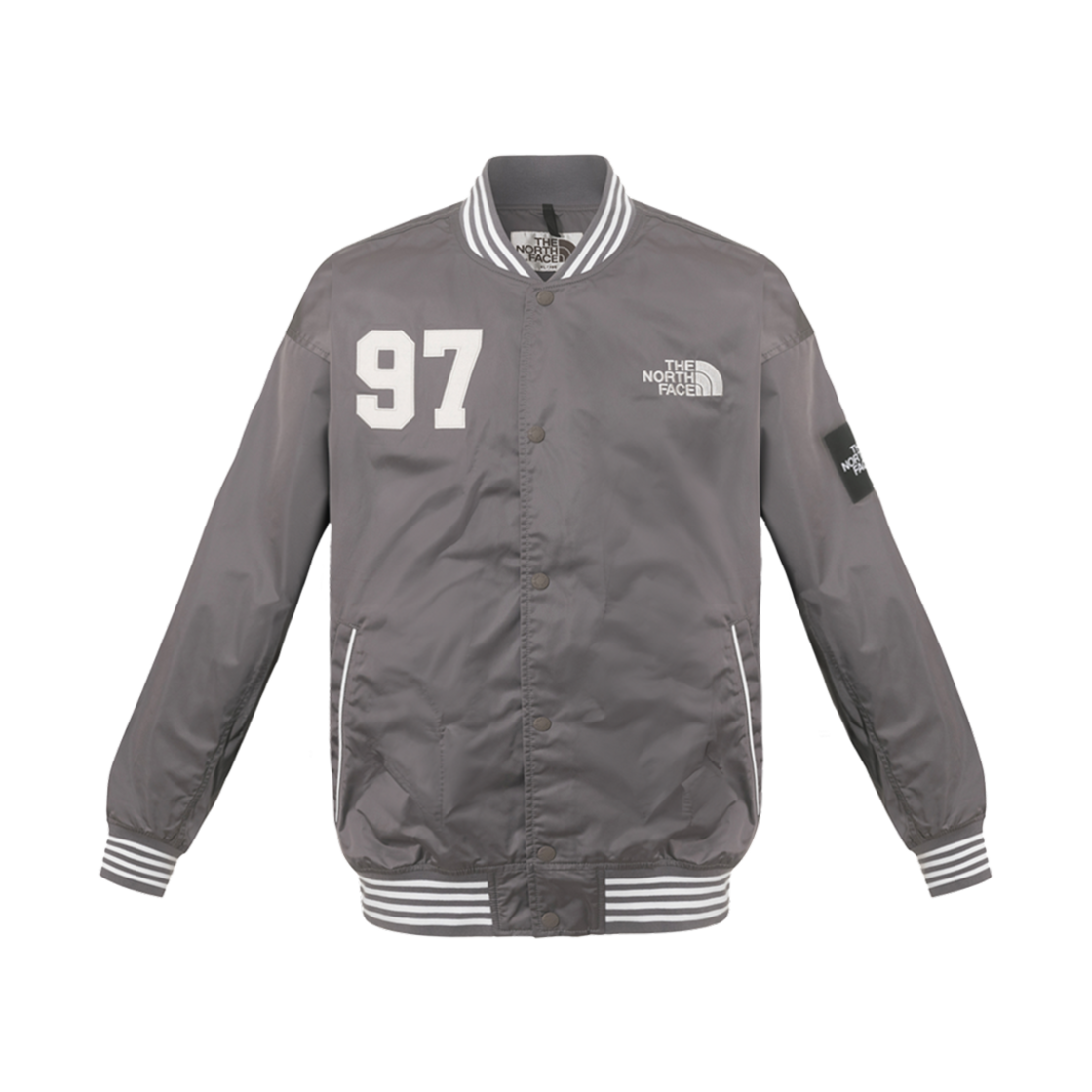 NJ3BR03K The North Face Sporty Bomber Jacket Beige Brown