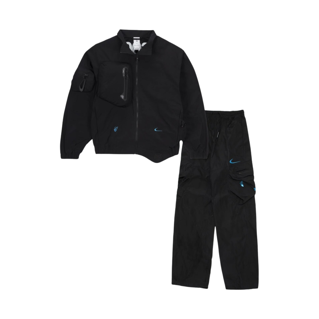 나이키 x 오프화이트 NRG 트랙 수트 블랙 - 아시아(Nike x Off-White NRG Track Suit Black - Asia)