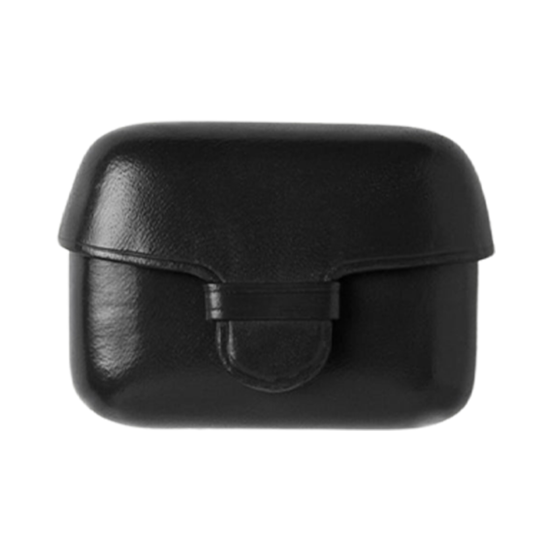 SL0022-LL0059-999 Lemaire Vegetable Tanned Leather Il Bussetto For Lemaire Airpods Pro 2 Case Holder Black