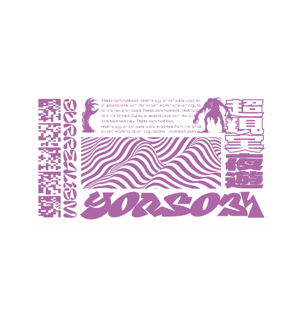 초현실(超現実) 비치타월 화이트핑크(SURREALISM Beach Towel WhitePink)