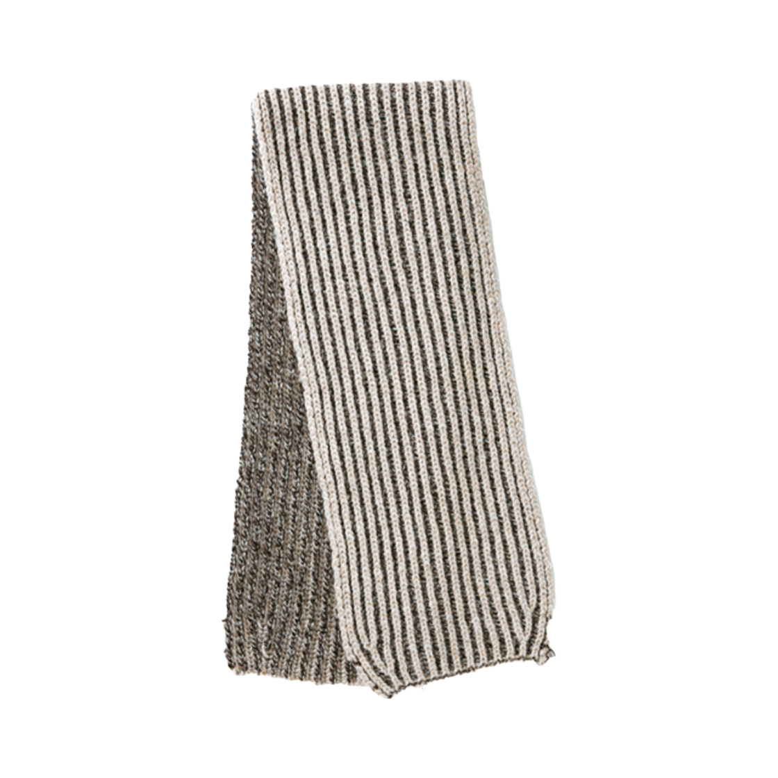 Yb Recylce Yarn Short Knit Muffler Brown YOUNGOH Yb Recylce Yarn Short Knit Muffler Brown