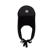 Moncler Wool Aviator Hat Black