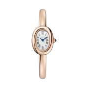Cartier Baignoire Watch Mini Quartz Pink Gold Size 17 Bracelet