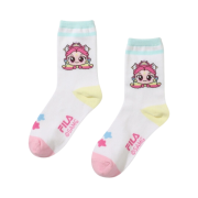(Kids) Fila x Catch! Teenieping Crew Socks Auroraping Blue Pale Mint