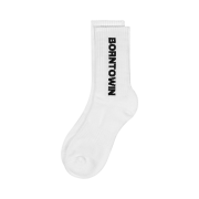 BORN TO WIN Logo Socks White
