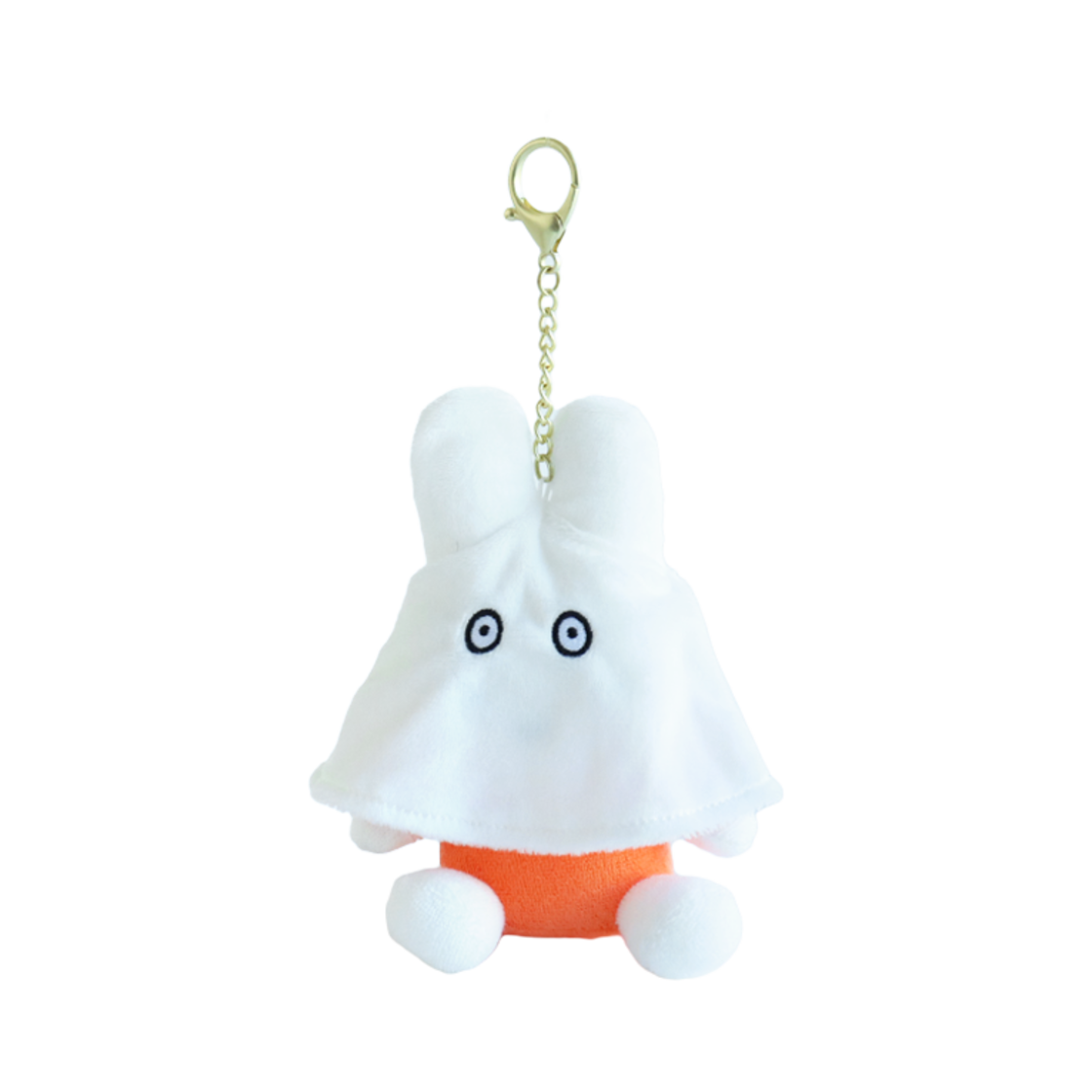 매니어리틀 유령미피 가방고리인형 오렌지(Many a Little Gost Miffy Key Ring Orange)
