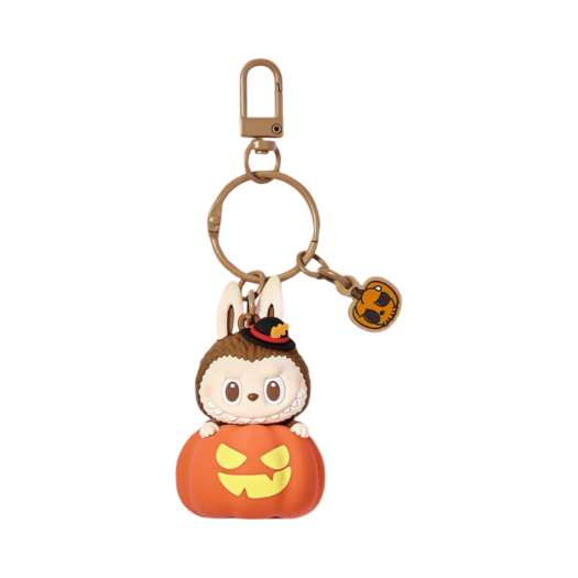 Pop Mart Halloween Party Series Luminous Pumpkin Keyring Labubu