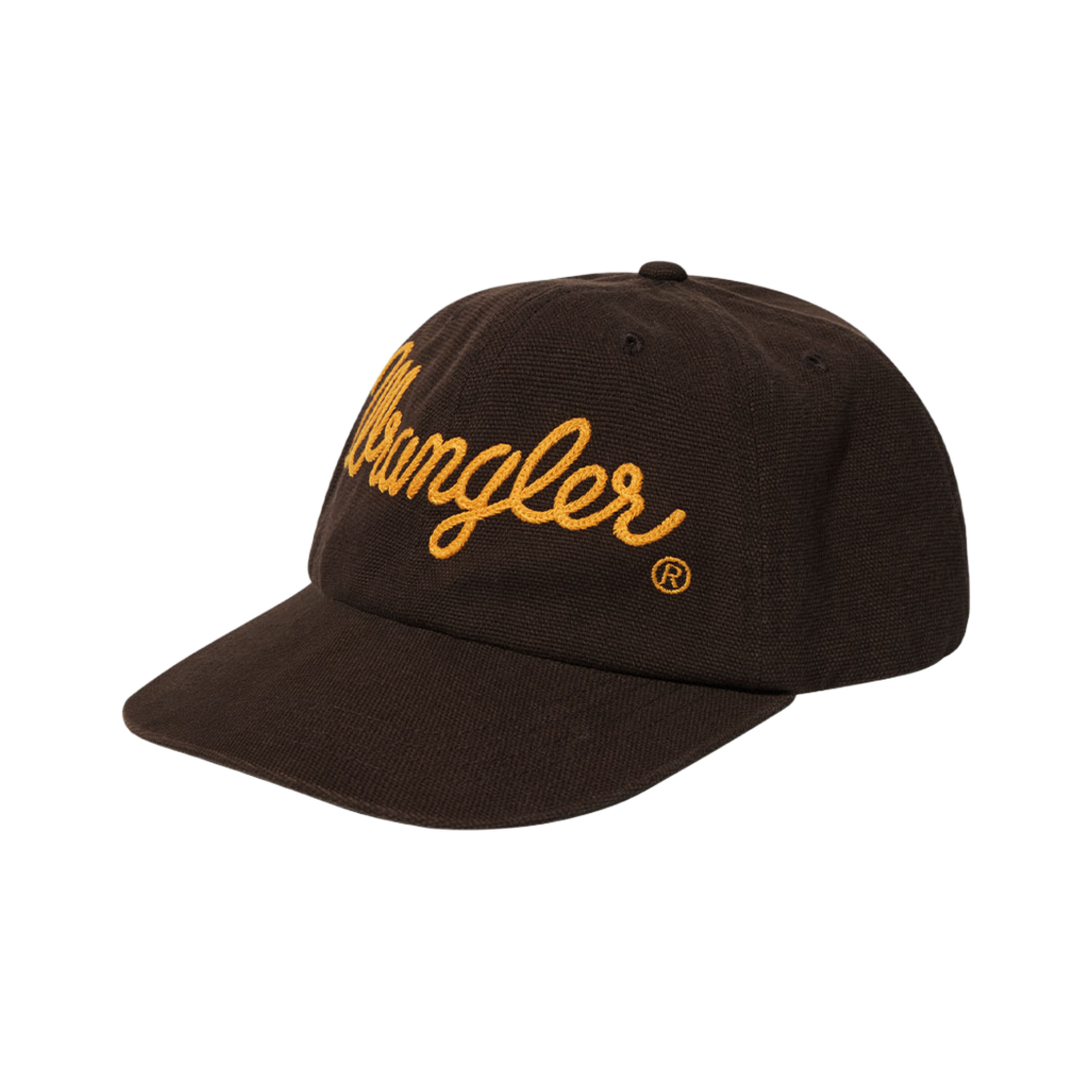 WR2403CA02BR Wrangler Rope Logo Chain Stitch Cap Brown