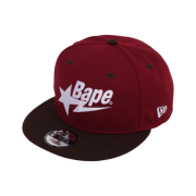 BAPE Bape Sta New Era 9fifty Cap Bright Red