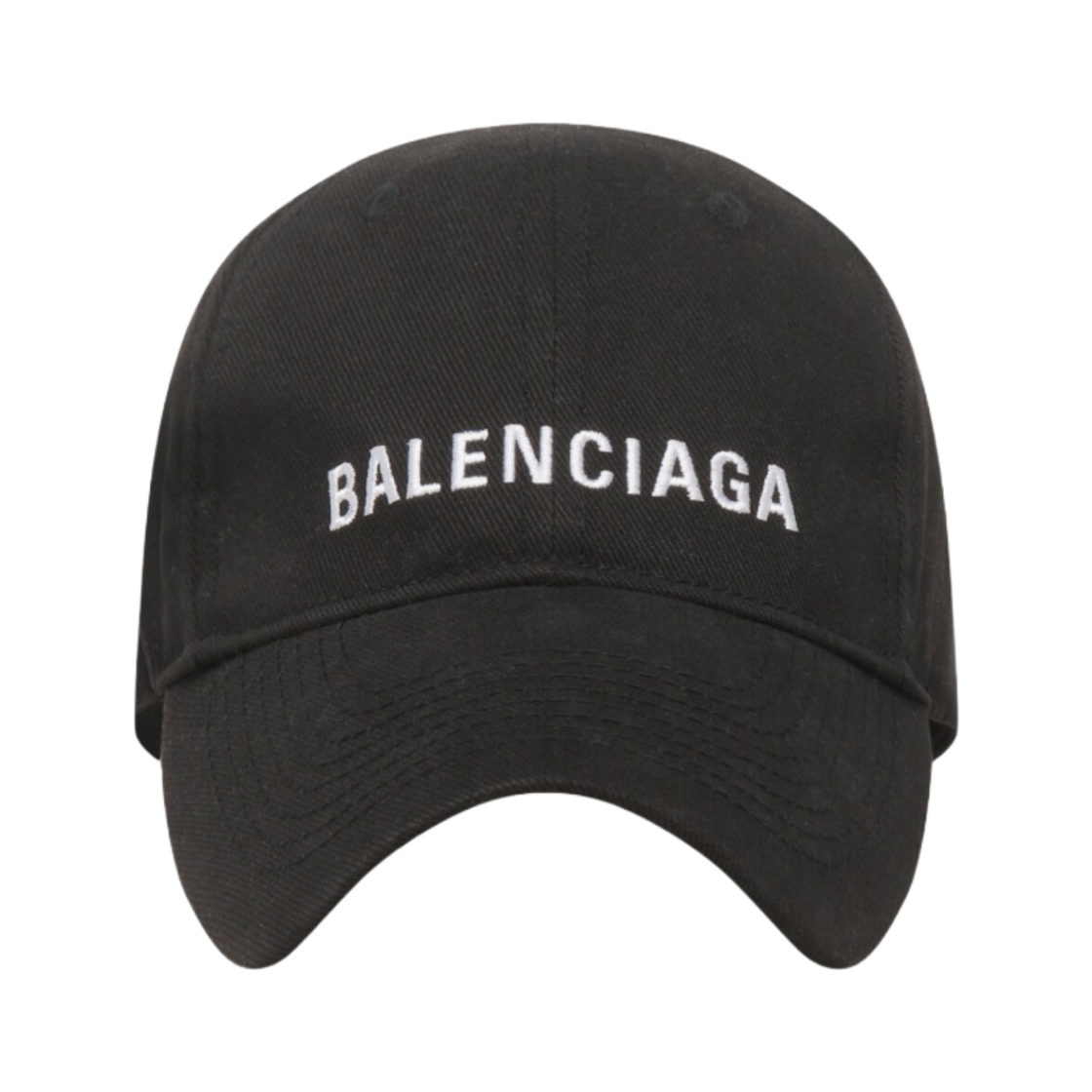 529192410B21077 Balenciaga Logo Cap Black