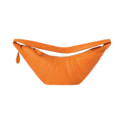Lemaire Small Croissant Bag Soft Nappa Leather Burnt Orange