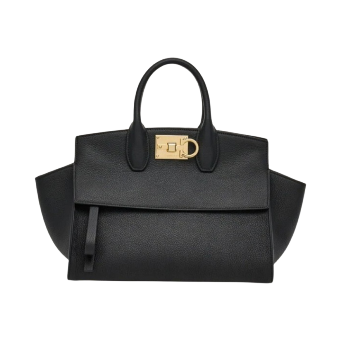 페라가모 스튜디오 미디움 소프트백 블랙(Ferragamo Studio Medium Soft Bag Black) - 1