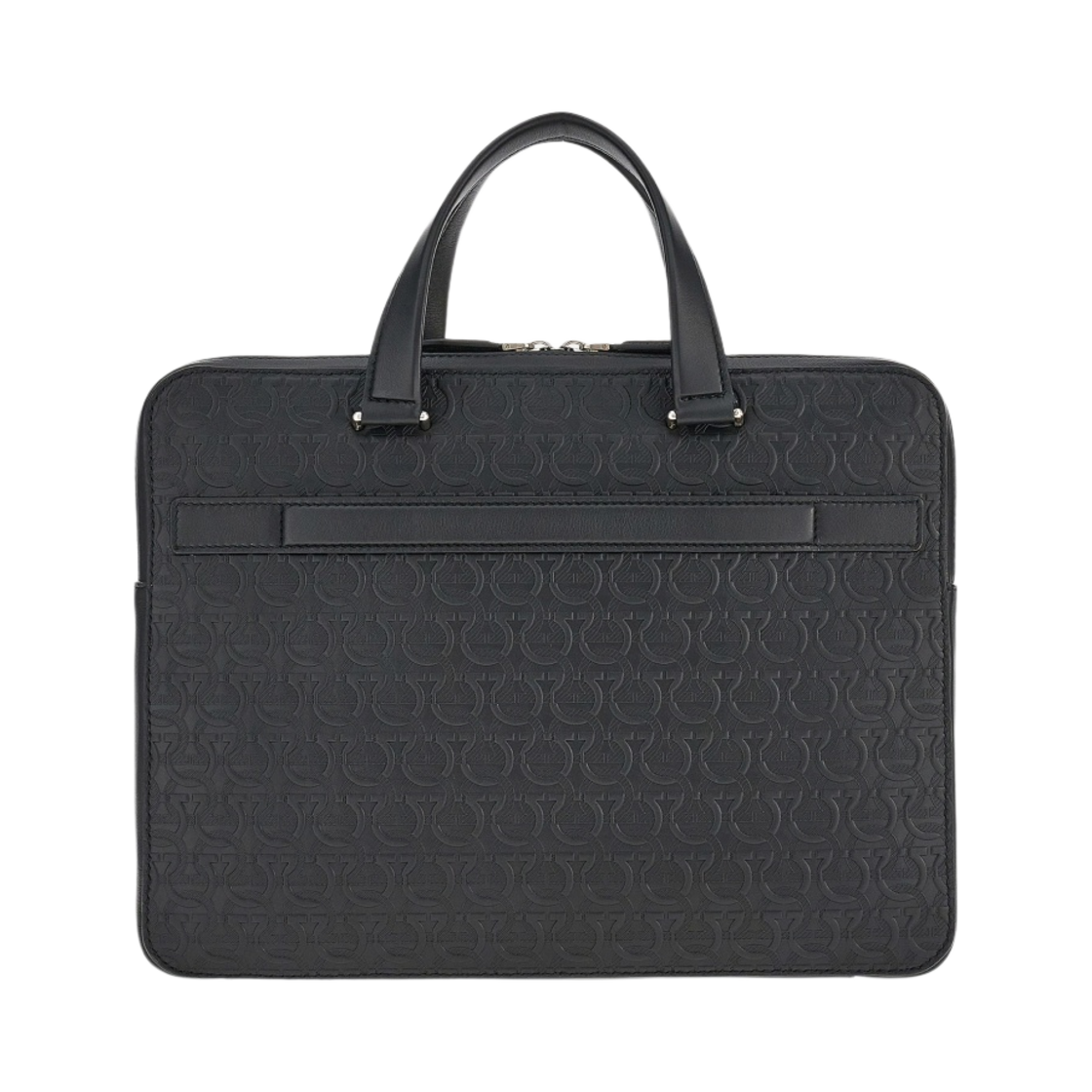페라가모 간치니 패턴 비즈니스백 블랙(Ferragamo Gancini Pattern Business Bag Black) - 3
