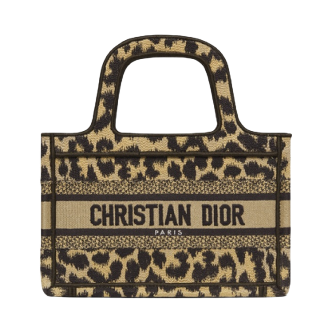 디올 미니 디올 북 토트백 베이지 멀티컬러 미짜 자수(Dior Mini Dior Book Tote Beige Multicolor Mizza Embroidery) - 1