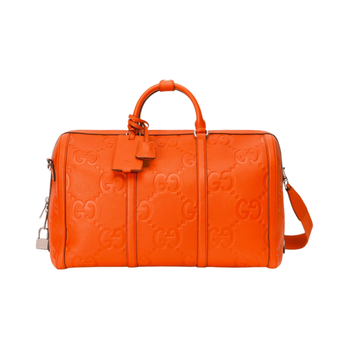 구찌 점보 GG 스몰 더플백 오렌지 레더(Gucci Jumbo GG Small Duffle Bag Orange Leather) - 1