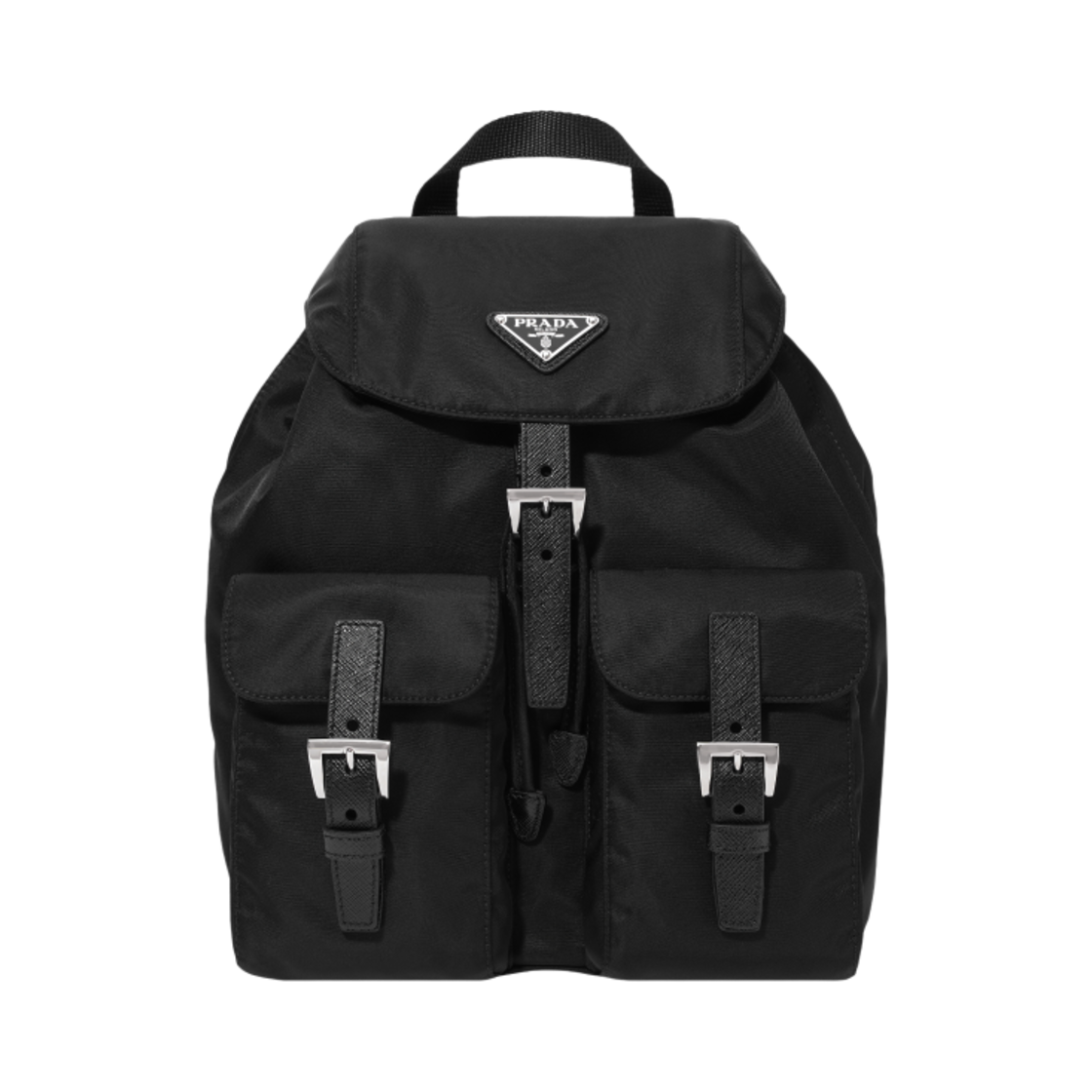 프라다 리나일론 스몰 백팩 블랙(Prada Re-Nylon Small Backpack Black)