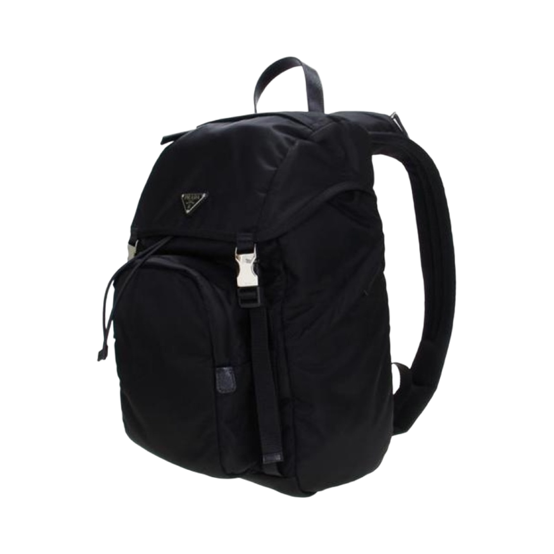 프라다 리나일론 앤 사피아노 레더 백팩 블랙(Prada Re-Nylon and Saffiano Leather Backpack Black) - 2