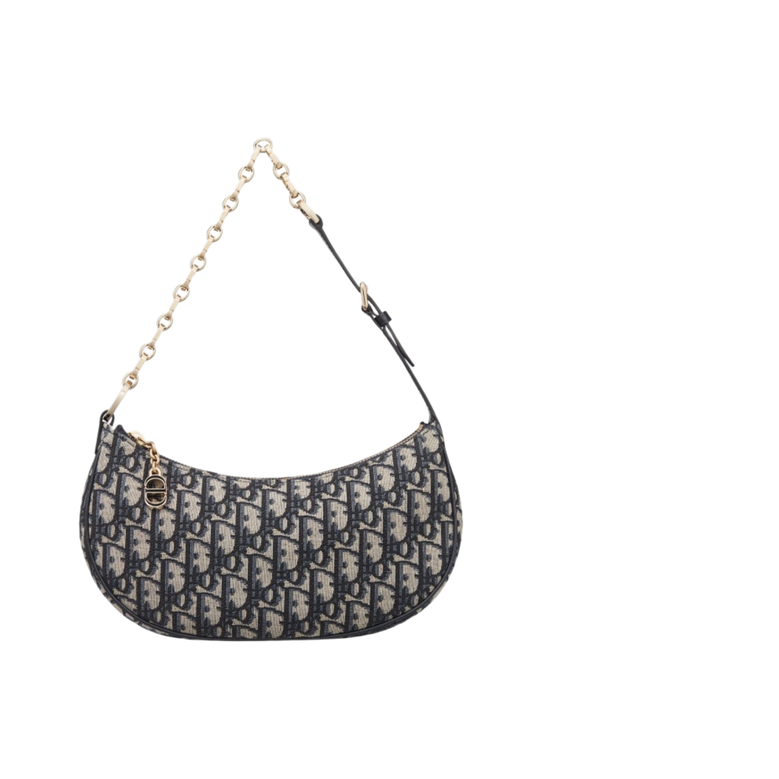 디올 CD 라운지 백 블루 디올 오블리크 자카드(Dior CD Lounge Bag Blue Dior Oblique Jacquard) - 2