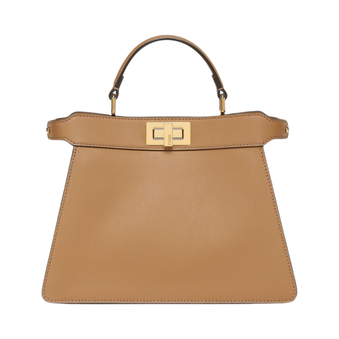 펜디 피카부 아이씨유 레더백 샌드