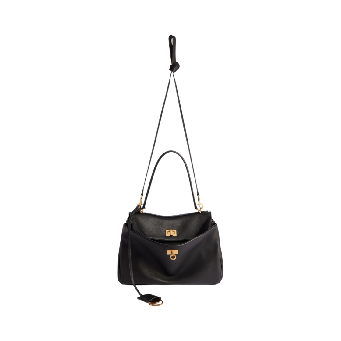 발렌시아가 로데오 스몰 핸드백 블랙(Balenciaga Rodeo Small Handbag Black) - 5