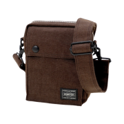 Porter Smoky Vertical Shoulder Bag Brown