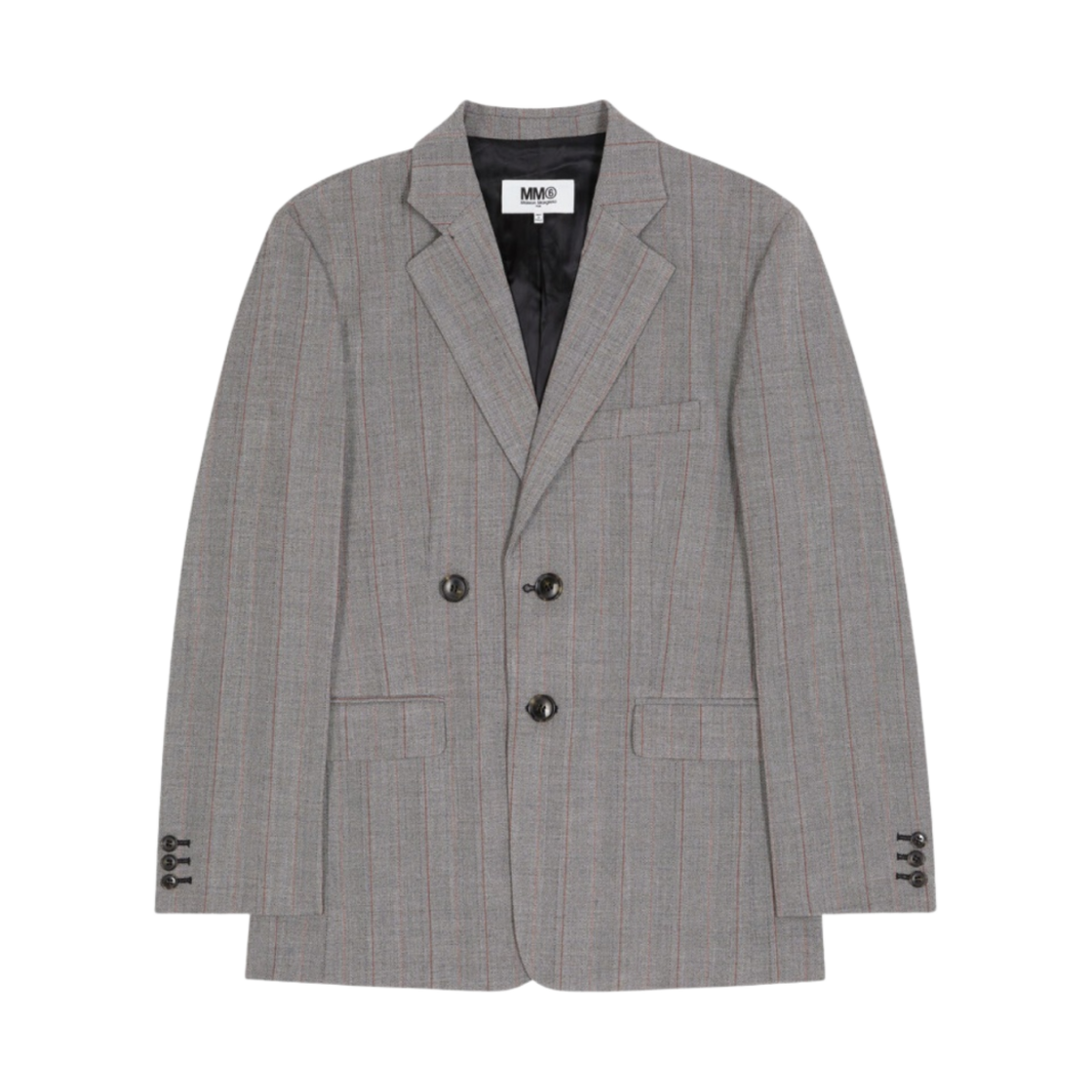 S52BN0112S76437001F (W) MM6 Maison Margiela Single Breasted Jacket Gray
