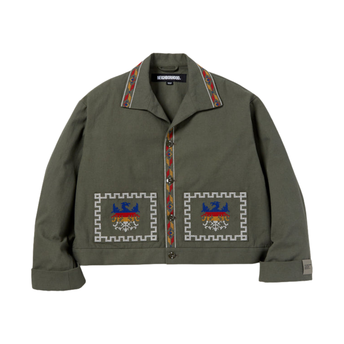 네이버후드 GT 자수 자켓 올리브 드랩(Neighborhood GT Embroidery Jacket Olive Drab) - 1