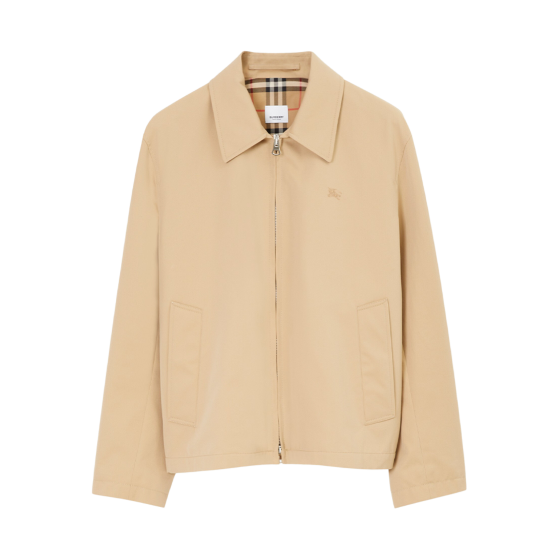 버버리 자수 EKD 헤링턴 자켓 허니(Burberry Embroidered EKD Harrington Jacket Honey)