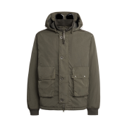 C.P. Company Chrome-R Goggle Bomber Jacket Olive Night Green - 23FW