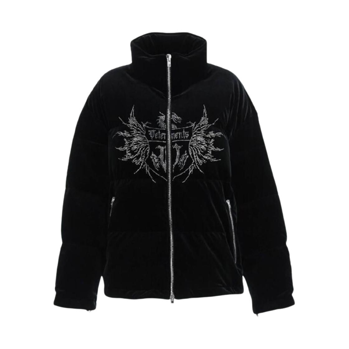 베트멍 크리스탈 퍼퍼 자켓 블랙(Vetements Crystal Puffer Jacket Black)