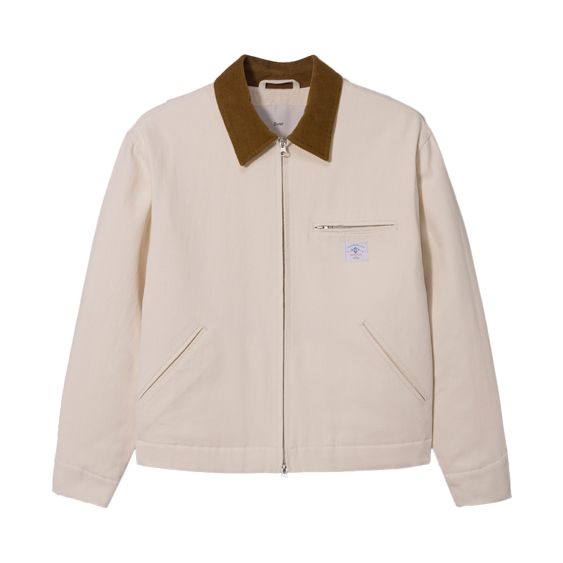 UDJU5A110CR Dunst Unisex Vintage Canvas Work Jacket Cream