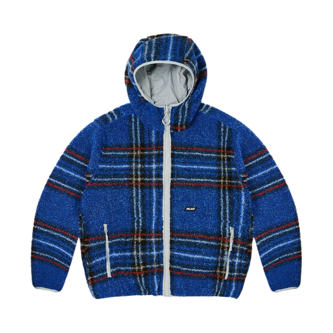 팔라스 리버시블 체크 플리스 자켓 블루 - 23FW(Palace Reversible Check Fleece Jacket Blue - 23FW) - 2