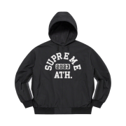 Supreme Applique Hooded Track Jacket Black - 23SS