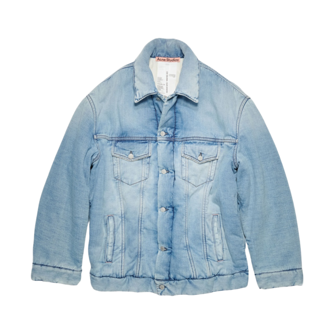 아크네 스튜디오 오버사이즈 핏 데님 자켓 라이트 블루(Acne Studios Oversized Fit Denim Jacket Light Blue) - 1